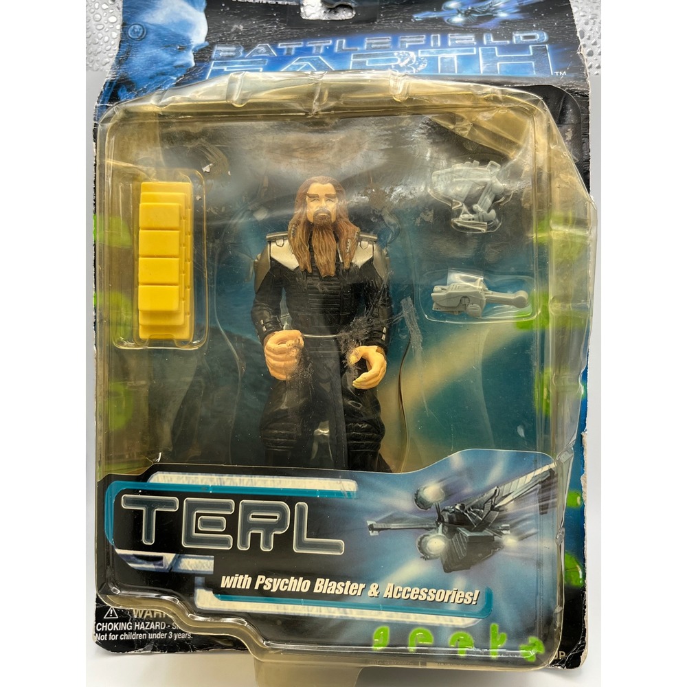 Trendmasters Battlefield Earth Terl Action Figure Psychlo Blaster 2000 New
